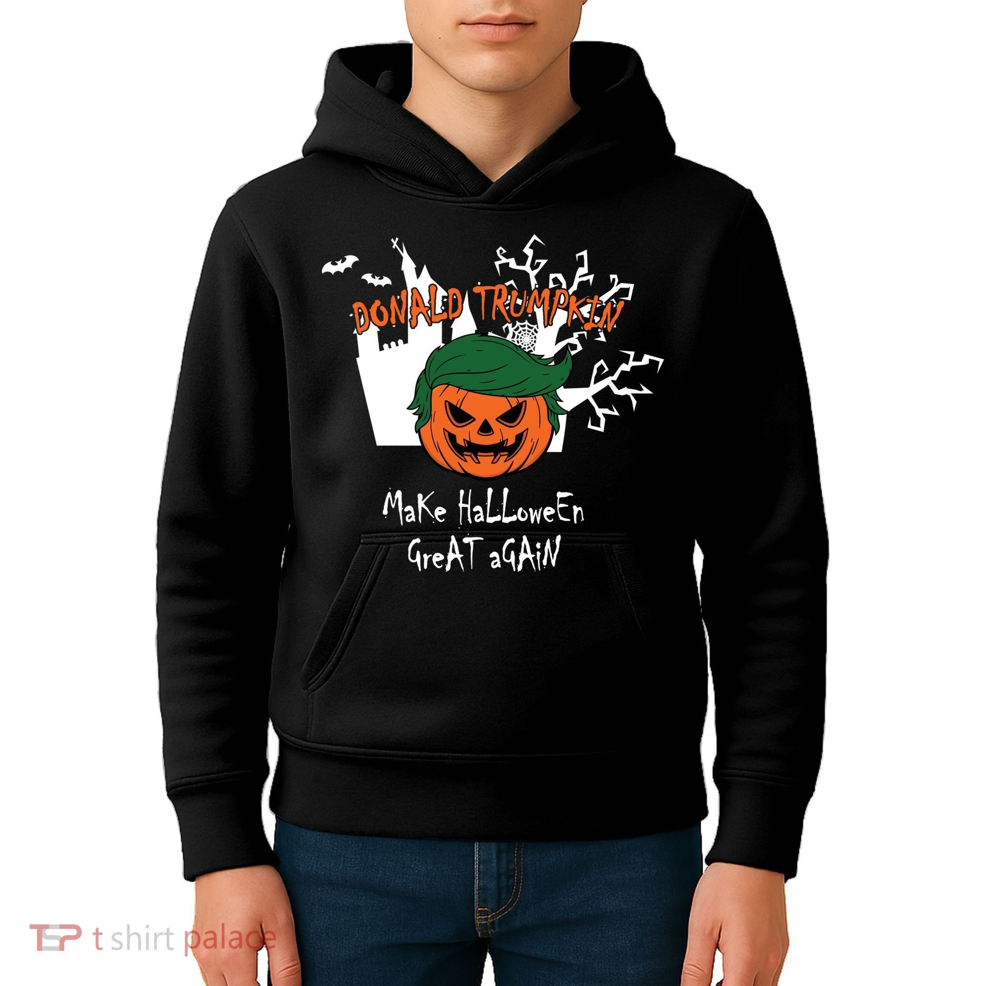 Donald Trump Make Halloween Great Again Kids Hoodie