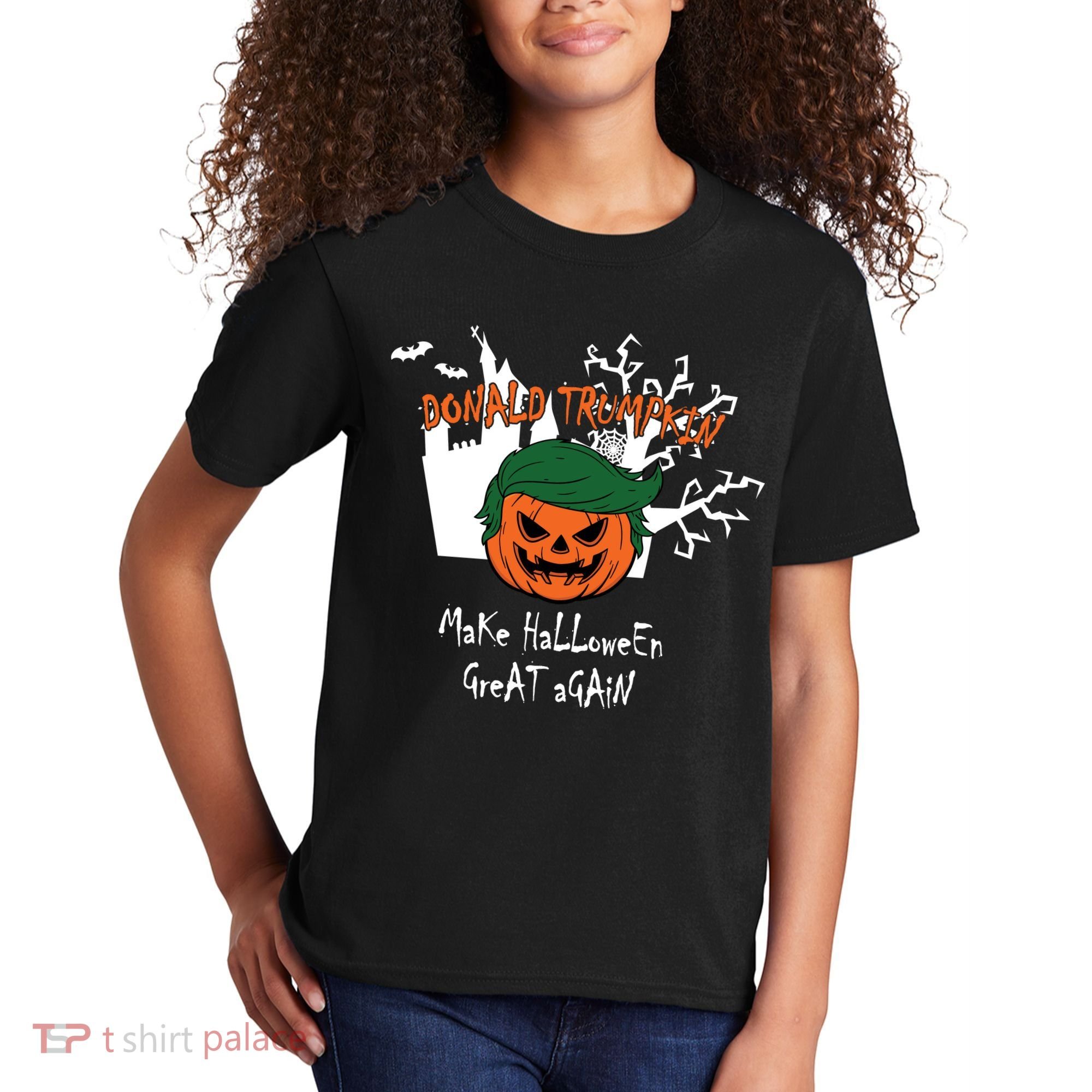 Donald Trump Make Halloween Great Again Kids T-Shirt