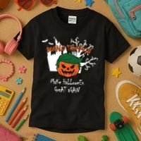 Donald Trump Make Halloween Great Again Kids T-Shirt thumb 3