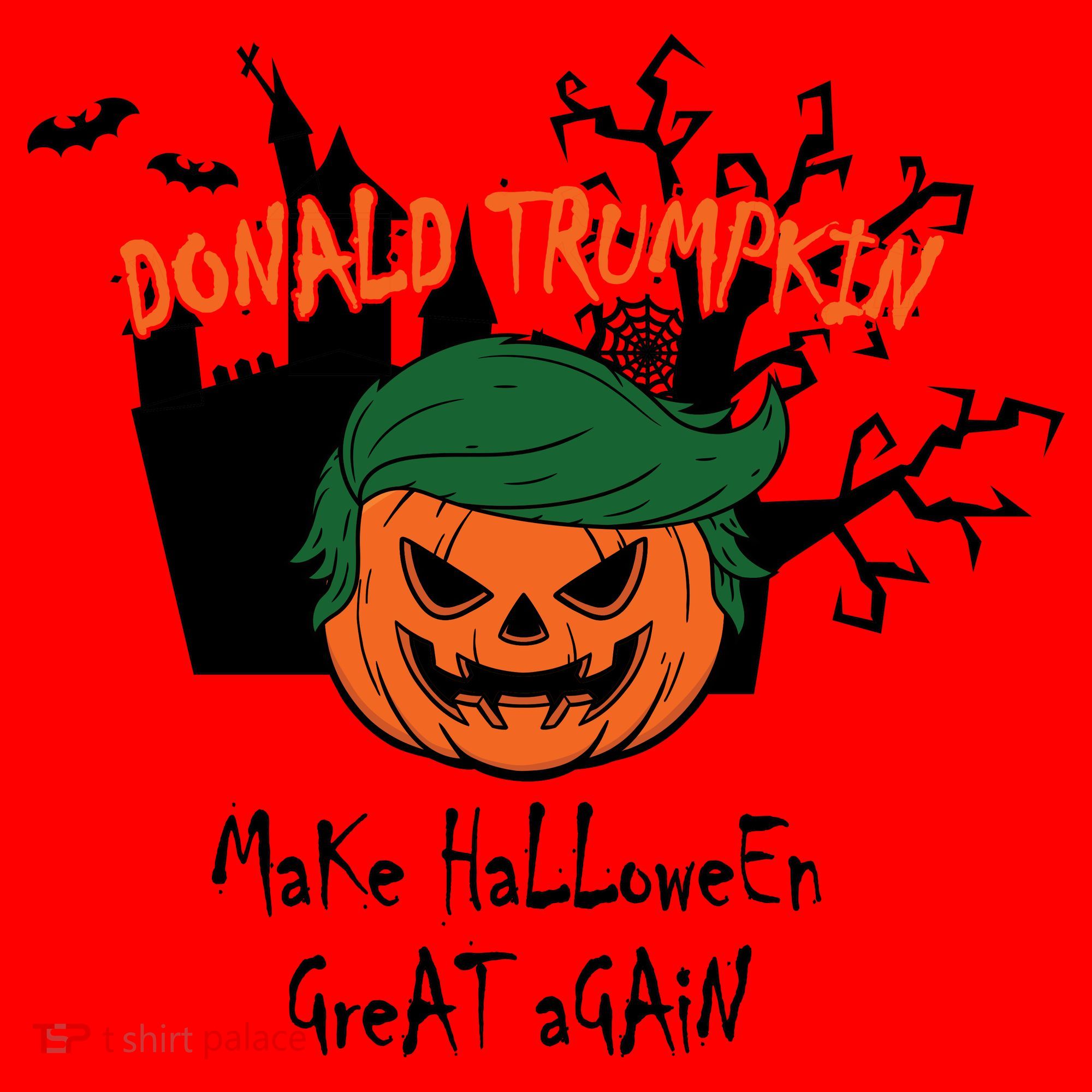 Donald Trump Make Halloween Great Again Santa Hat