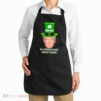 Donald Trump Make St. Patrick's Day Great Again Apron thumb 2