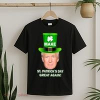 Donald Trump Make St. Patrick's Day Great Again T-Shirt thumb 2