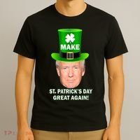 Donald Trump Make St. Patrick's Day Great Again T-Shirt thumb 3