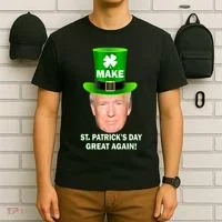 Donald Trump Make St. Patrick's Day Great Again T-Shirt thumb 6