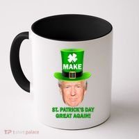 Donald Trump Make St. Patrick's Day Great Again Coffee Mug thumb 0