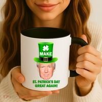 Donald Trump Make St. Patrick's Day Great Again Coffee Mug thumb 3