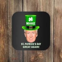 Donald Trump Make St. Patrick's Day Great Again Coaster thumb 0
