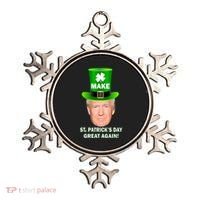 Donald Trump Make St. Patrick's Day Great Again Ornament thumb 0