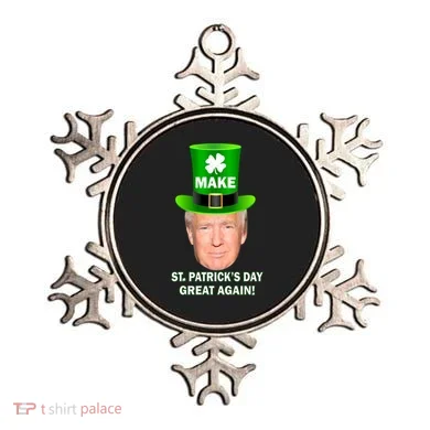 Donald Trump Make St. Patrick's Day Great Again Ornament