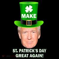 Donald Trump Make St. Patrick's Day Great Again Toddler Hoodie thumb 2