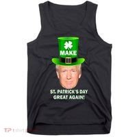 Donald Trump Make St. Patrick's Day Great Again Tank Top thumb 0