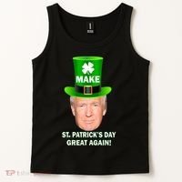Donald Trump Make St. Patrick's Day Great Again Tank Top thumb 2