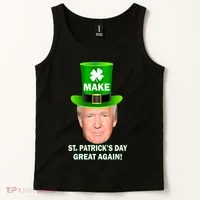 Donald Trump Make St. Patrick's Day Great Again Tank Top thumb 2