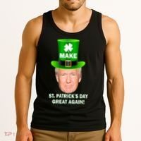 Donald Trump Make St. Patrick's Day Great Again Tank Top thumb 3