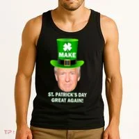 Donald Trump Make St. Patrick's Day Great Again Tank Top thumb 3