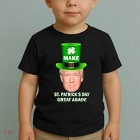 Donald Trump Make St. Patrick's Day Great Again Toddler T-Shirt thumb 2