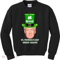 Donald Trump Make St. Patrick's Day Great Again Kids Sweatshirt thumb 0