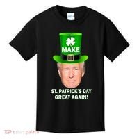 Donald Trump Make St. Patrick's Day Great Again Kids T-Shirt thumb 0