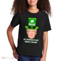 Donald Trump Make St. Patrick's Day Great Again Kids T-Shirt thumb 2