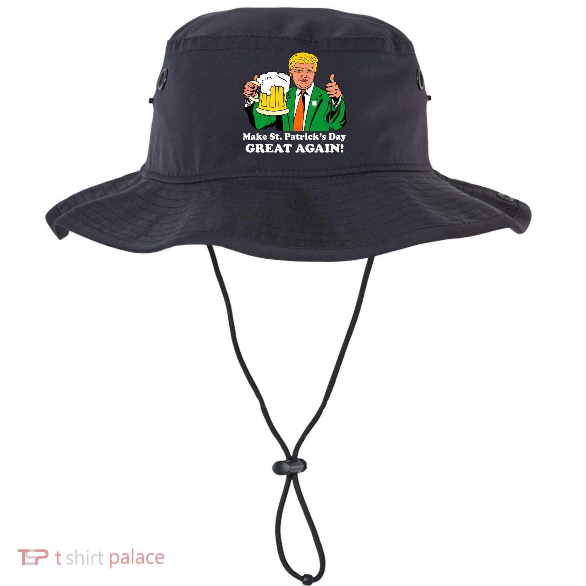 Donald Trump Make St. Patrick's Day Great Again Beer Drinking Bucket Hat