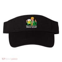 Donald Trump Make St. Patrick's Day Great Again Beer Drinking Visor thumb 0