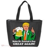 Donald Trump Make St. Patrick's Day Great Again Beer Drinking Tote Bag thumb 0