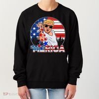Donald Trump Merica Salt Bae Women's Sweatshirt thumb 0