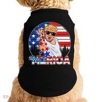 Donald Trump Merica Salt Bae Doggie Tank thumb 0