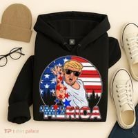 Donald Trump Merica Salt Bae Hoodie thumb 4