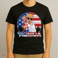 Donald Trump Merica Salt Bae T-Shirt thumb 3