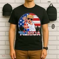Donald Trump Merica Salt Bae T-Shirt thumb 6