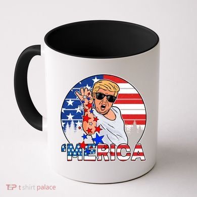 Donald Trump Merica Salt Bae Coffee Mug