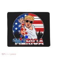 Donald Trump Merica Salt Bae Mousepad thumb 0