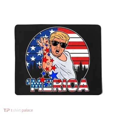Donald Trump Merica Salt Bae Mousepad