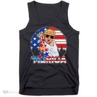 Donald Trump Merica Salt Bae Tank Top thumb 0