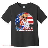 Donald Trump Merica Salt Bae Toddler T-Shirt thumb 0