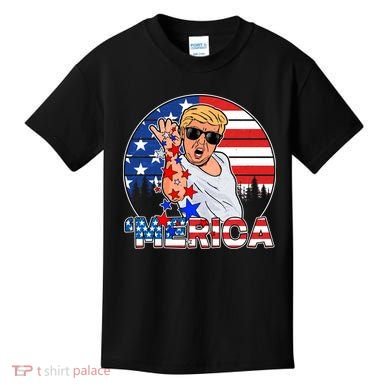 Donald Trump Merica Salt Bae Kids T-Shirt