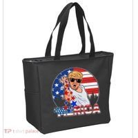 Donald Trump Merica Salt Bae Tote Bag thumb 2