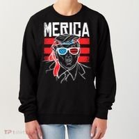 Donald Trump Merica USA Flag America Women's Sweatshirt thumb 0