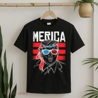 Donald Trump Merica USA Flag America T-Shirt thumb 2