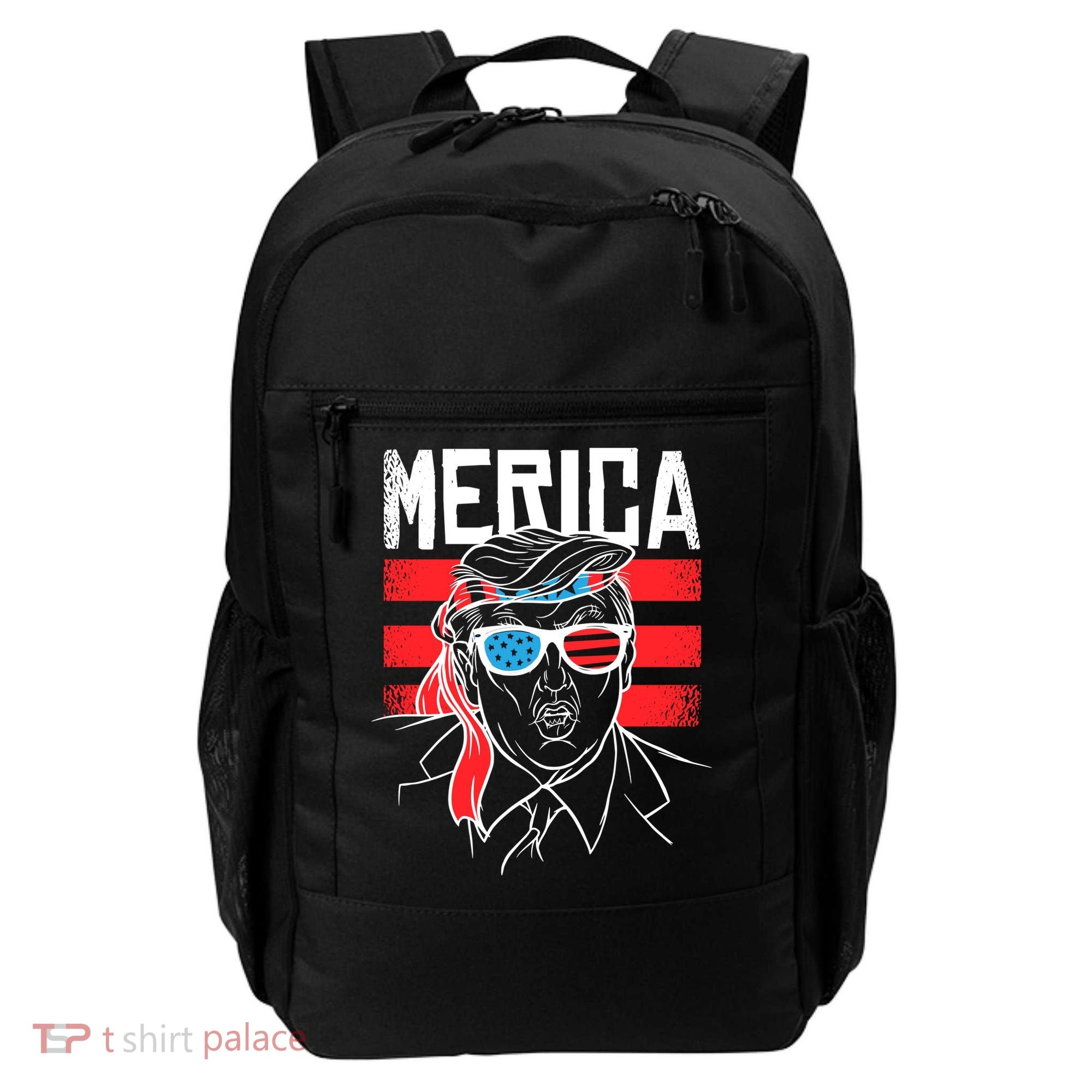 Donald Trump Merica USA Flag America Backpack