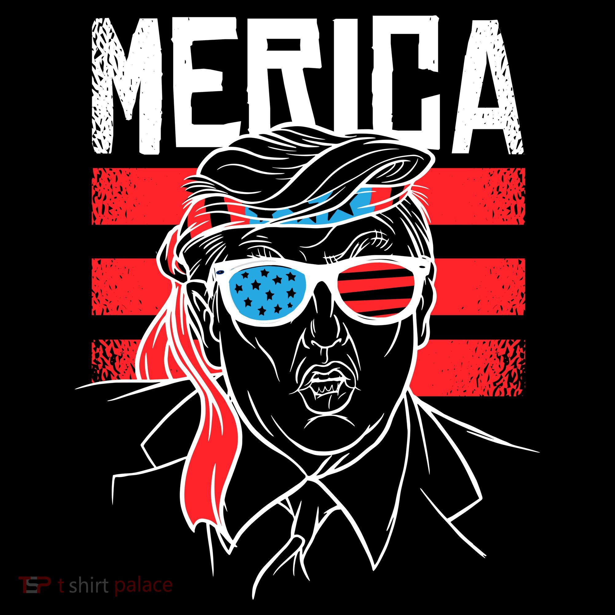 Donald Trump Merica USA Flag America Women's Hoodie