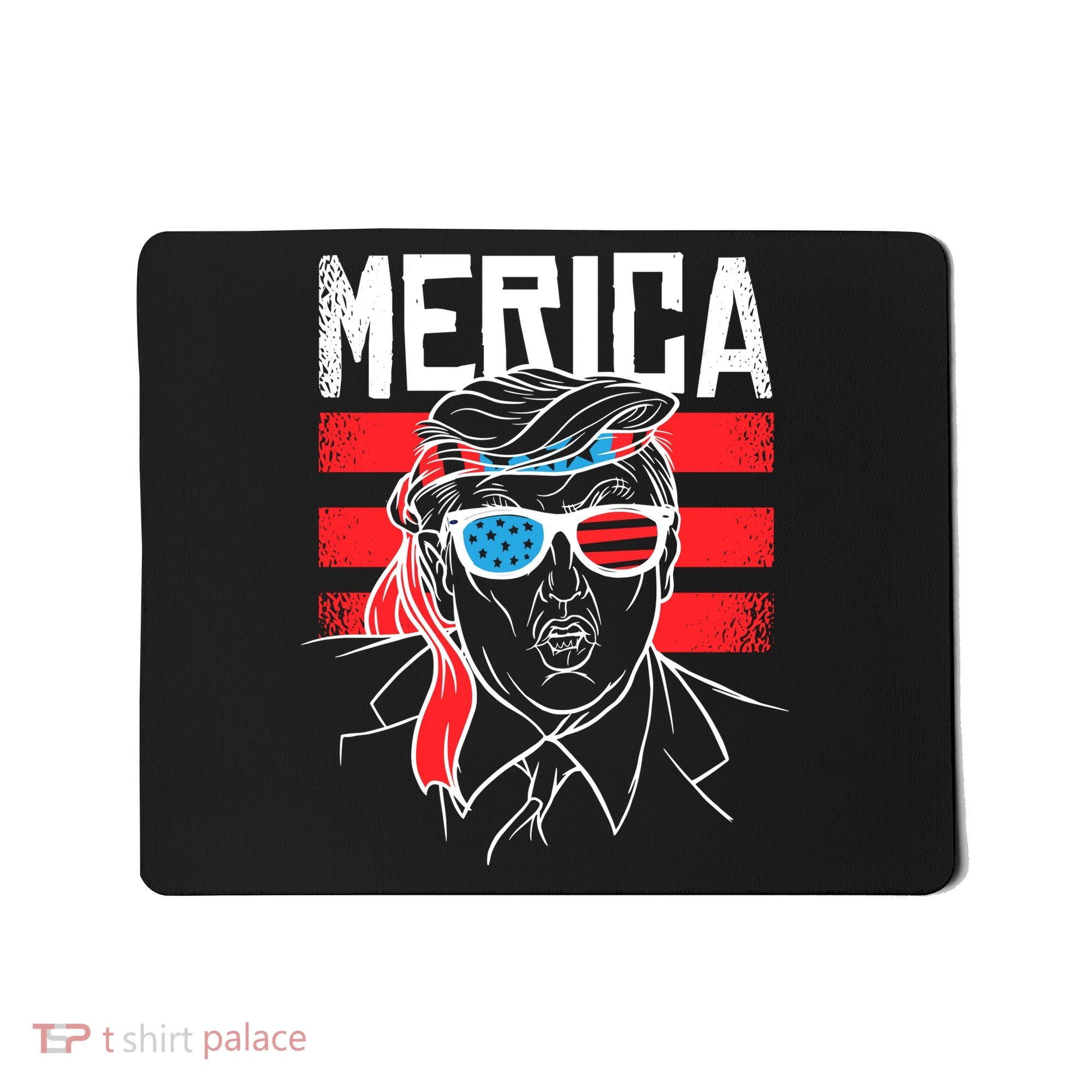Donald Trump Merica USA Flag America Mousepad