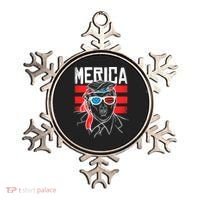 Donald Trump Merica USA Flag America Ornament thumb 0