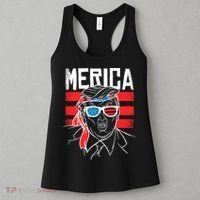 Donald Trump Merica USA Flag America Women's Tank Top thumb 3
