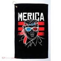 Donald Trump Merica USA Flag America Golf Towel thumb 0