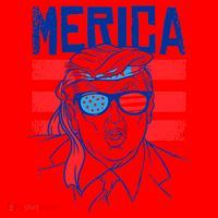 Donald Trump Merica USA Flag America Santa Hat thumb 1