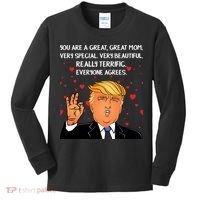 Donald Trump Mother-s Day Kids Long Sleeve Shirt thumb 0