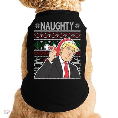 Donald Trump Naughty Ugly Christmas Doggie Tank