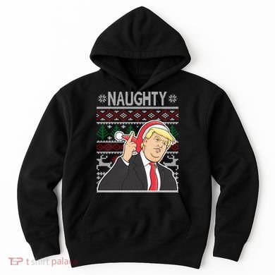 Donald Trump Naughty Ugly Christmas Hoodie